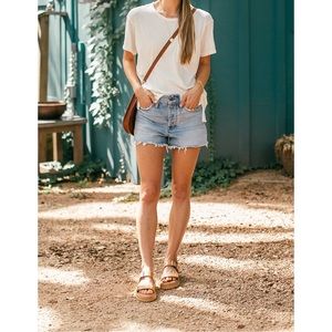 madewell • relaxed denim shorts